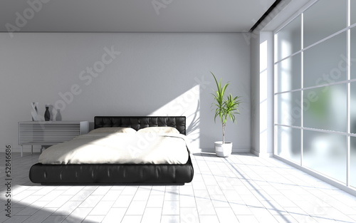 modern bedroom interior - Wohndesign - Schlafzimmer photo