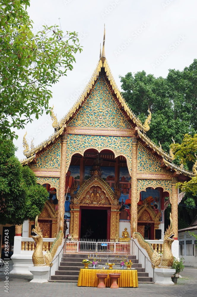Thai temple in Chiang Mai
