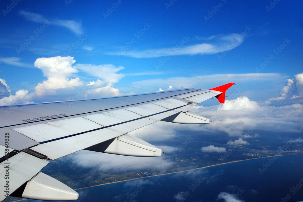 Obraz premium Phuket view from the plane