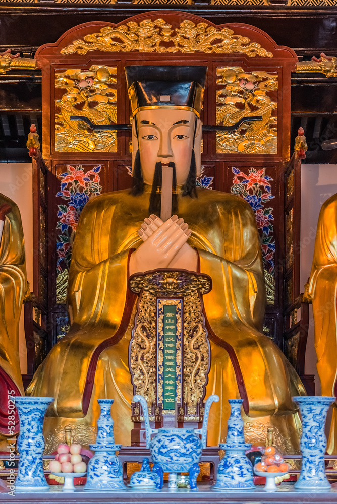 Fototapeta premium city god temple Chenghuang Miao shanghai china