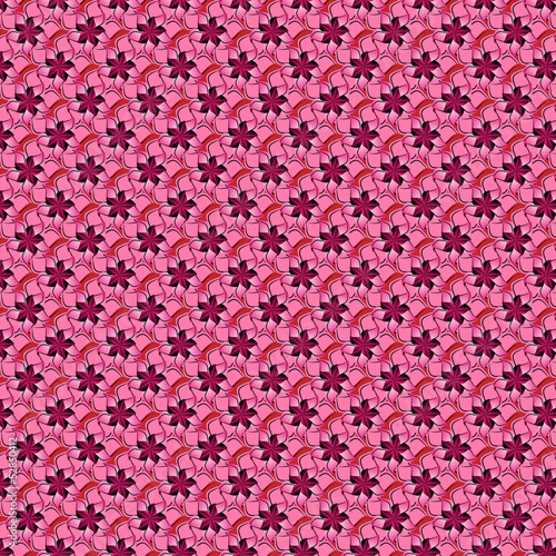 Blütenmuster pinkfarbener Blüten