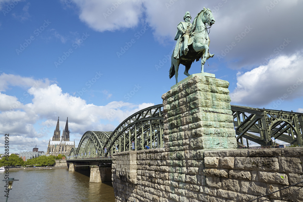 Köln - Reiterstandbild Kaiser Wilhelm I.