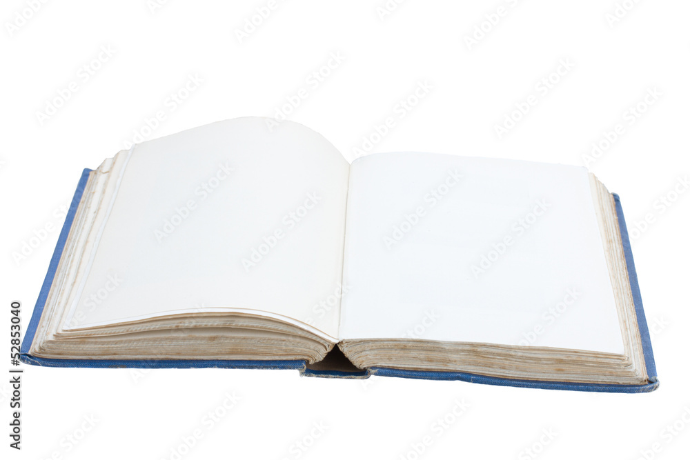 Old open empty book Old open empty book