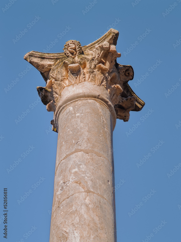 Roman theater column capital