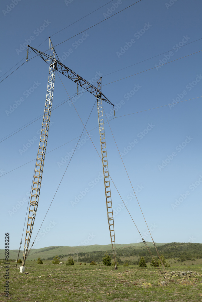 high voltage power line