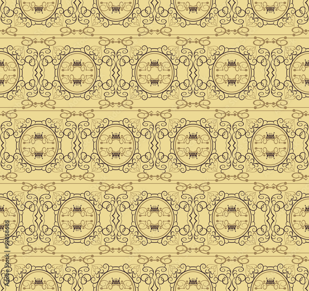 Fototapeta premium background retro: wallpaper, pattern, seamless, vector