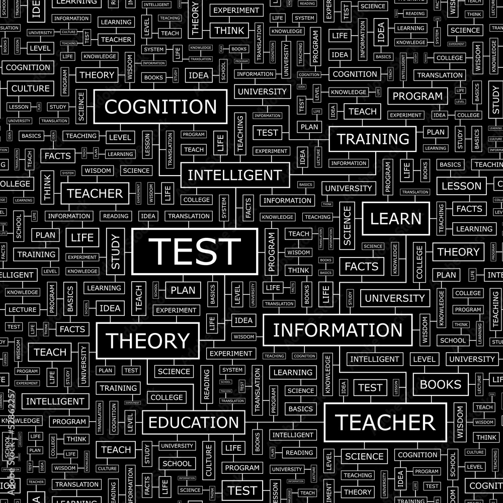 TEST. Word cloud concept illustration. TEST. Word cloud concept illustration.
