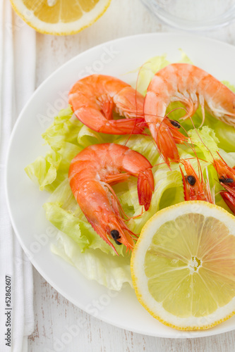 salad with seafood