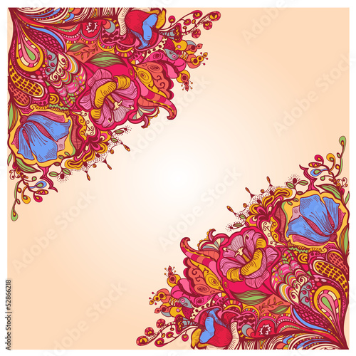 Vector floral background