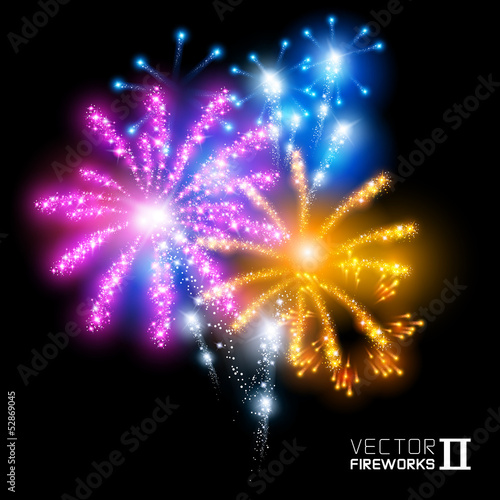 Wonderful Vector Fireworks
