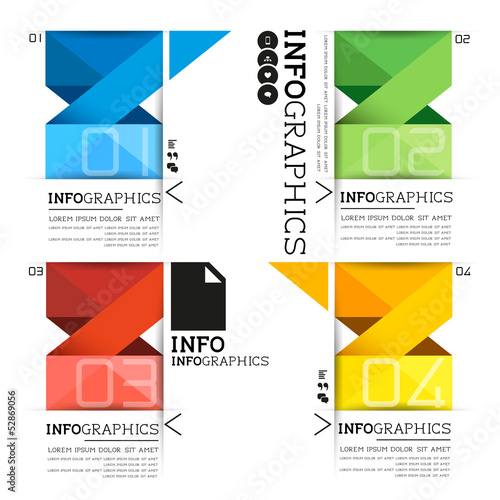 Infographic Label Sets - Vector elements