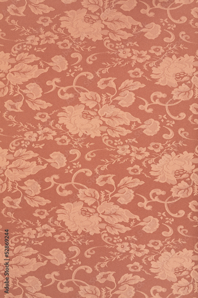 Floral brown wallpaper texture background Floral brown wallpaper texture background