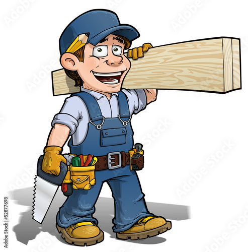 Handyman - Carpenter Blue