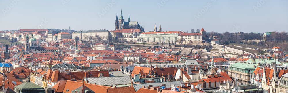 Panoramic View of Prague