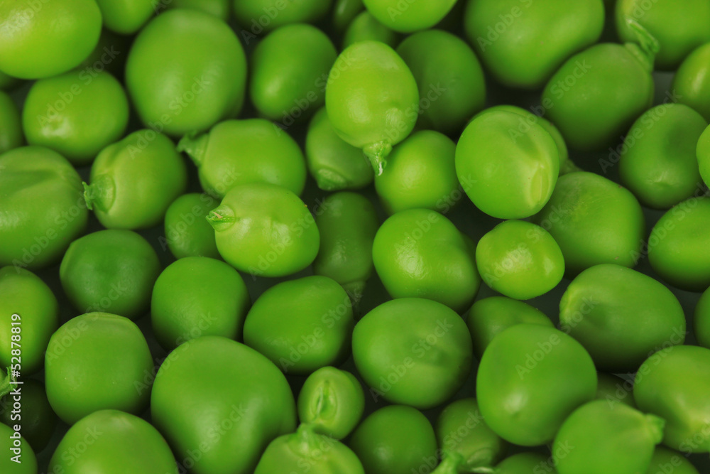 Sweet green peas close-up Sweet green peas close-up