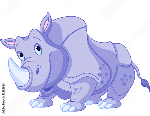 Cartoon rhino