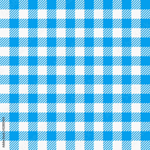 blau weiß karierter Stoff als nahtloses Muster