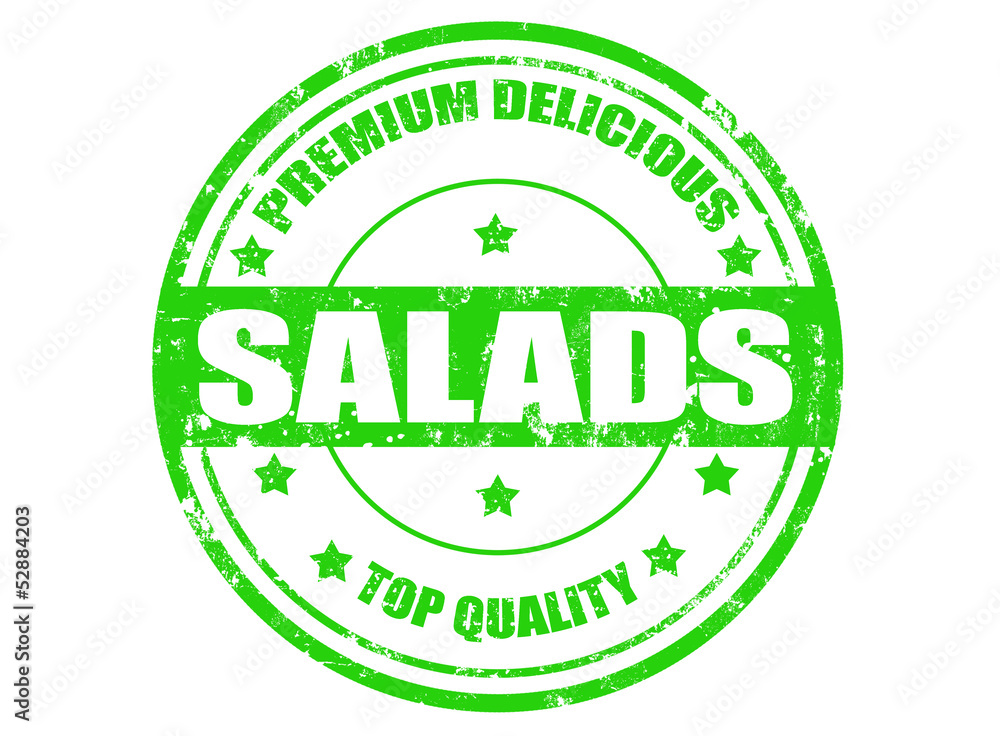 Salads stamp