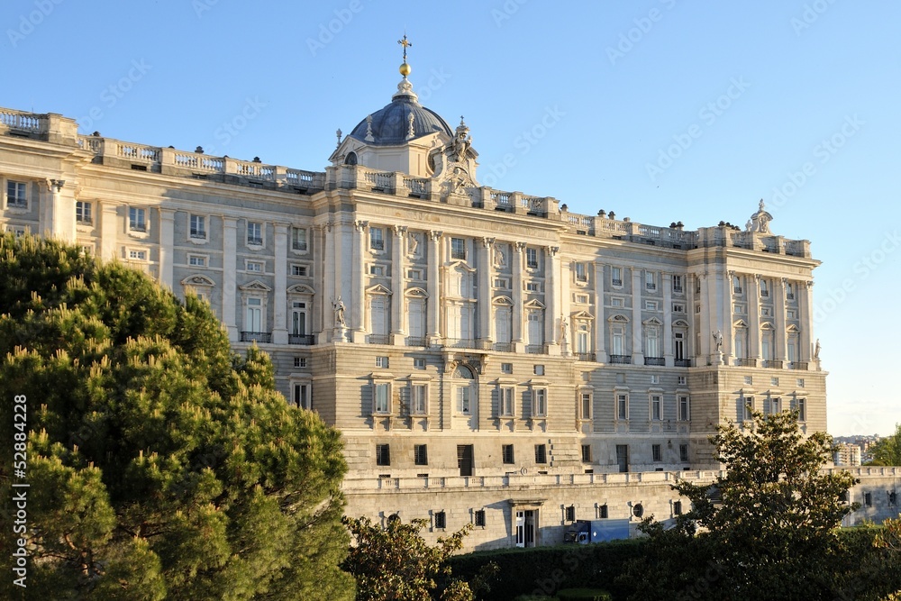 Naklejka premium Palacio real de Madrid