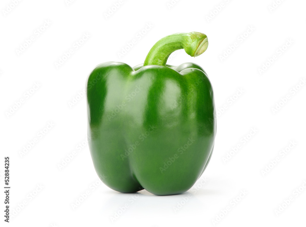 Green Pepper isolated on white background Green Pepper isolated on white background