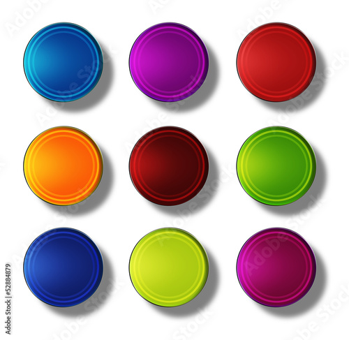 Free Download Web Buttons glossy- round #12 - GFXLoad