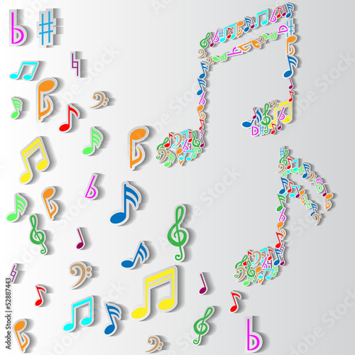 Abstract music background