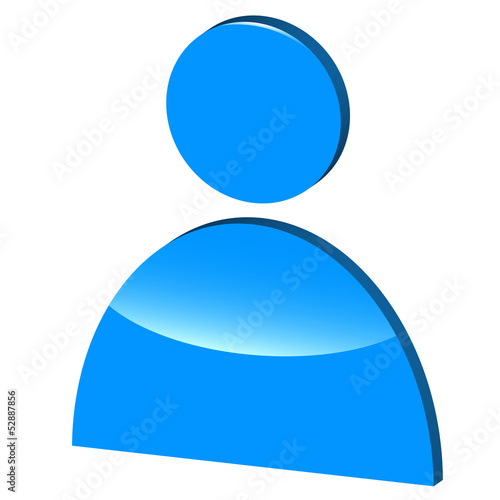 3D symbol of man