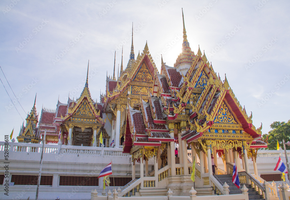 Golden sanctuary of Truth in temple