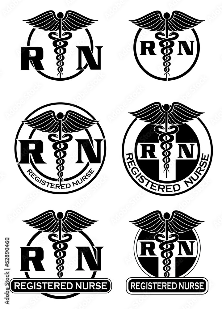 Registered Nurse Designs Graphic Style Registered Nurse Designs Graphic Style