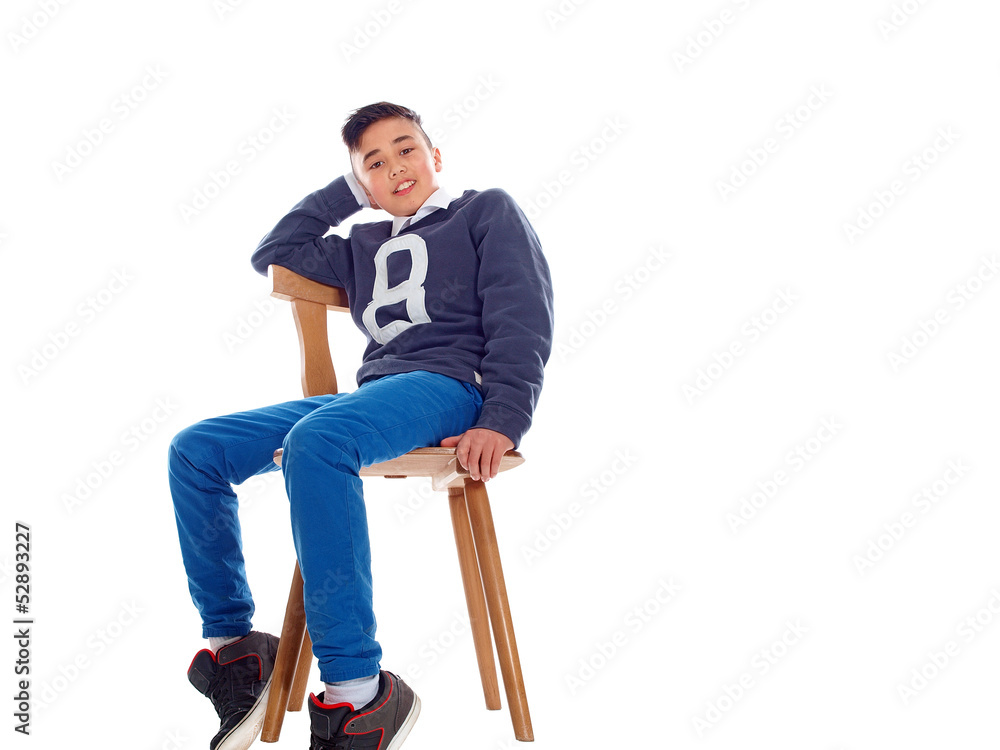Fototapeta premium junge in der schule
