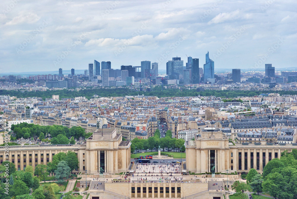 Paris top-view