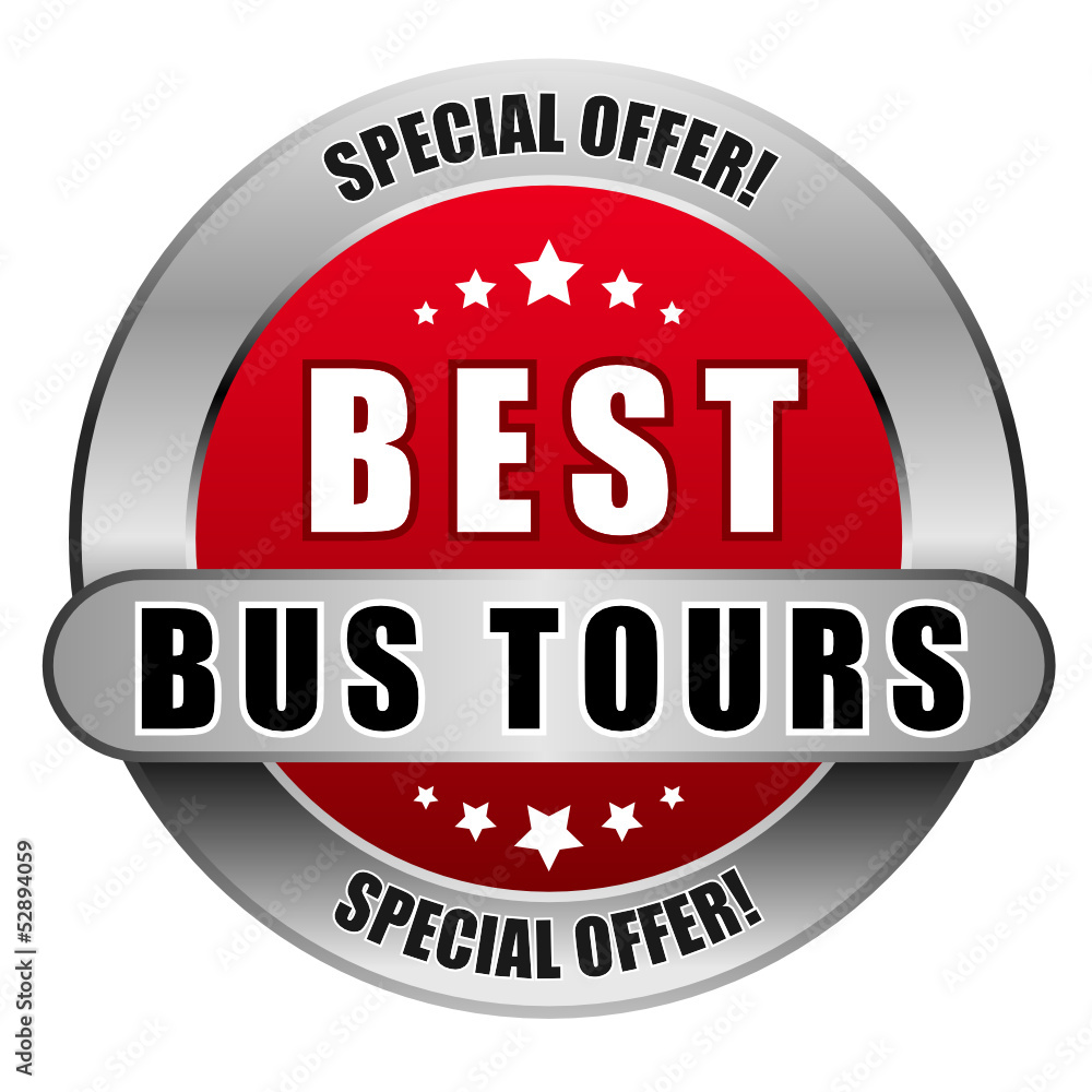5 Star Button rot BEST BUS TOURS SO SO