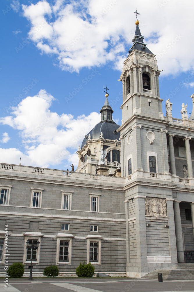 Almudena Cathedral at Madrid,Spain