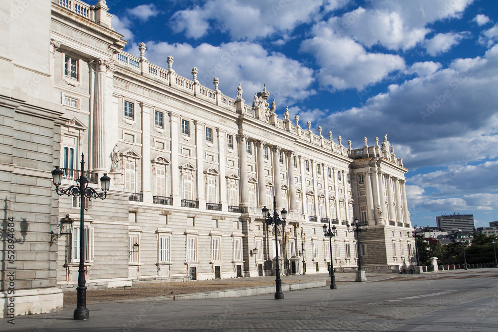 Royal palace at Madrid, Spain