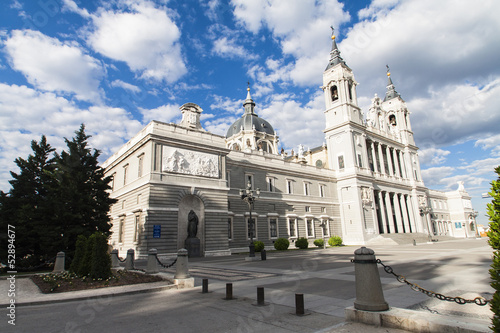 Almudena Cathedral at Madrid,Spain