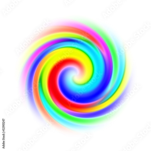 spirale multicolore