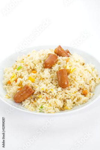 fried rice sausage