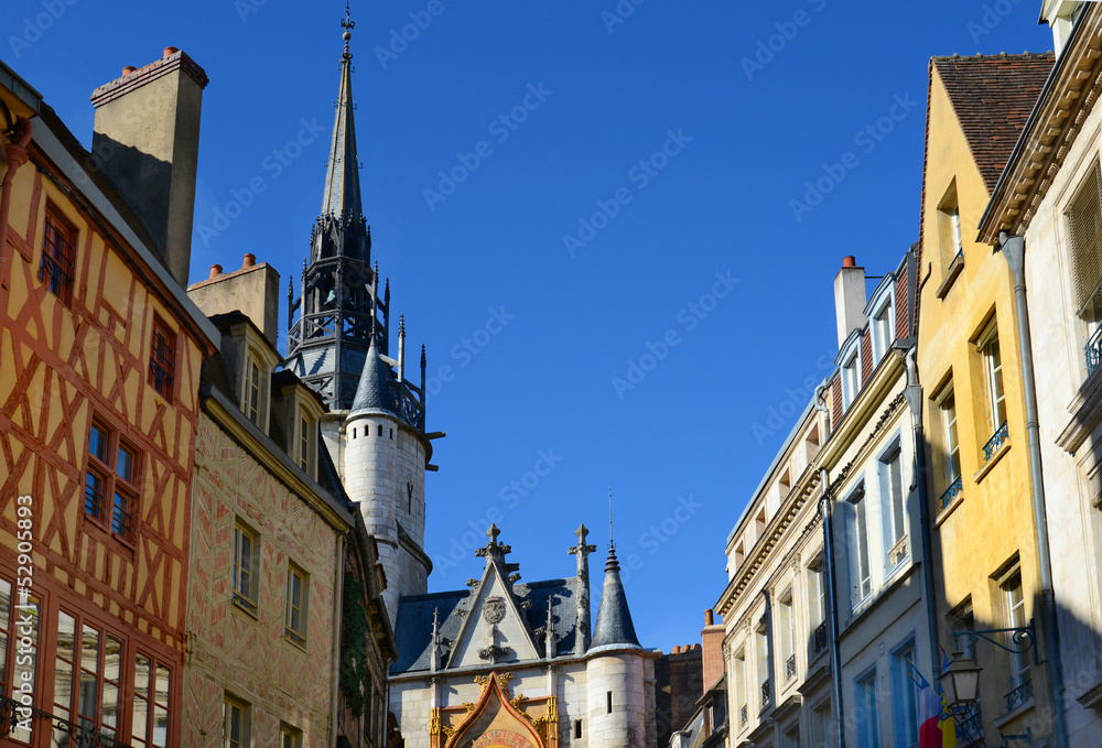 Altstadt von Auxerre / Burgund, Frankreich