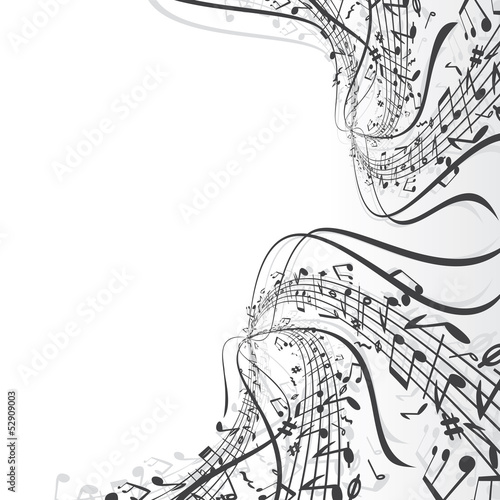 Musical Notes Background