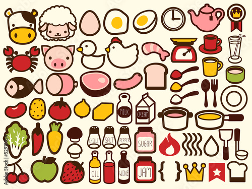 50+ Food and Drink Icon - Vector File EPS10