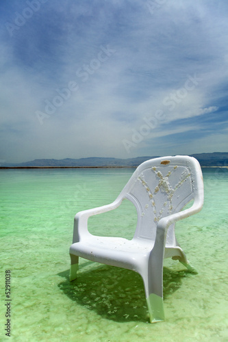 Easy Chair at the Dead Sea