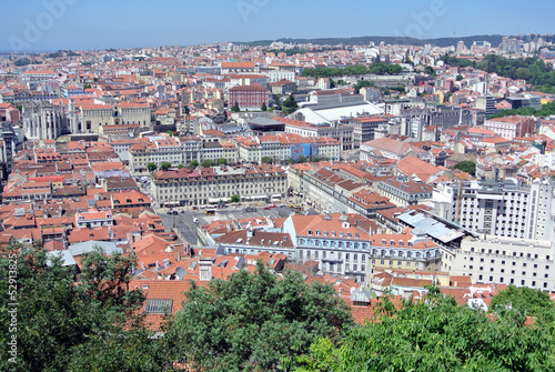 Panoramic view over Lisbon, Portugal