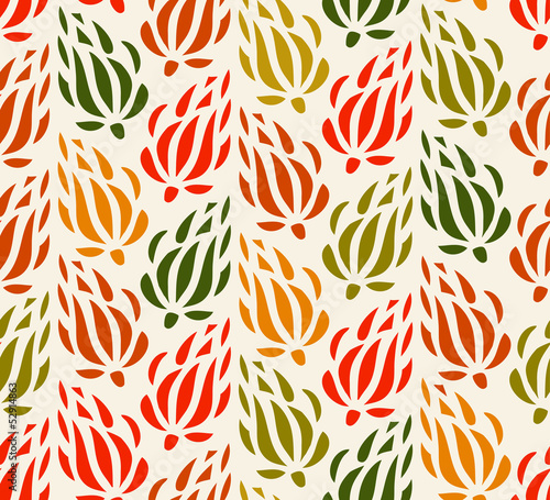 Colorful tapestry floral background