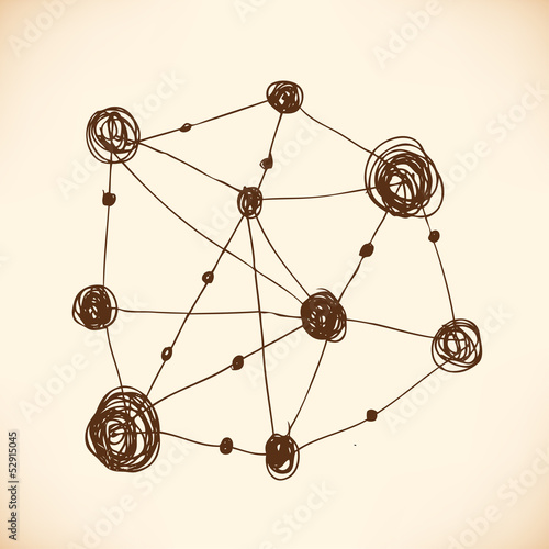 Model of atom. Atomic lattice. Structure