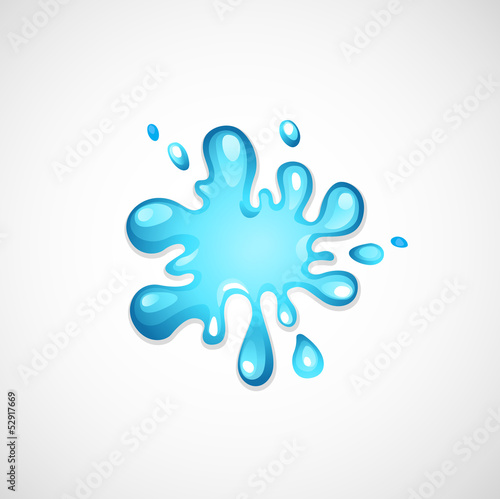 water splash vector