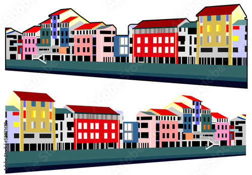 houses embankment