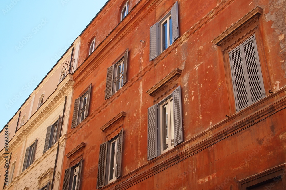 Images of buildings in the city, Rome
