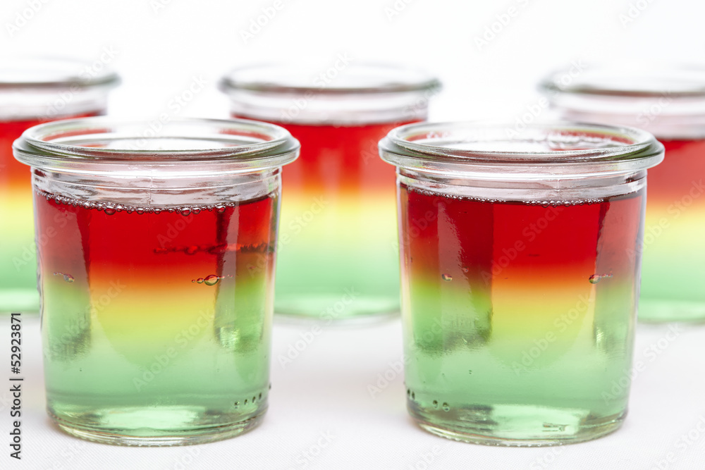 Ampelpudding aus Götterspeise Ampelpudding aus Götterspeise