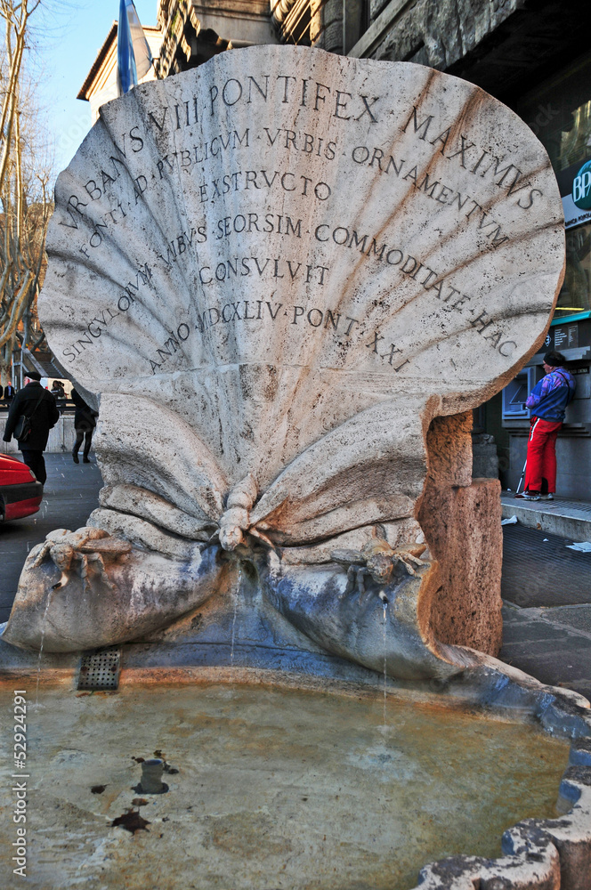 Fototapeta premium Roma, la fontana delle Api