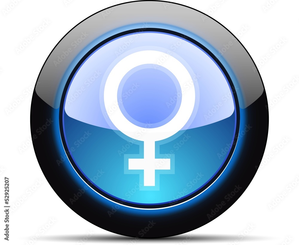 Venus (Female) button Venus (Female) button